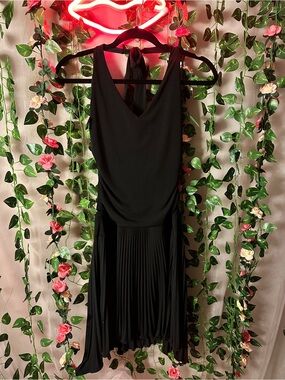 Y2K Charlotte Russe Black Halter Dress